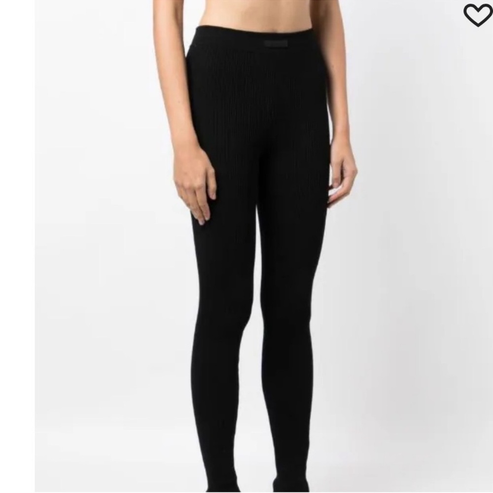 New Fear Of God Essentials Ribbed Legging in Black